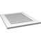 Ekena Millwork Vertical Surface Mount PVC Gable Vent: Non-Functional, w/ 3-1/2"W x 1"P Standard Frame, 24"W x 30"H GVPVE24X3001SN - alternate 5